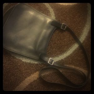 Coach Black Leather Crossbody Bag